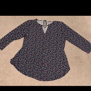 Polka dot blouse